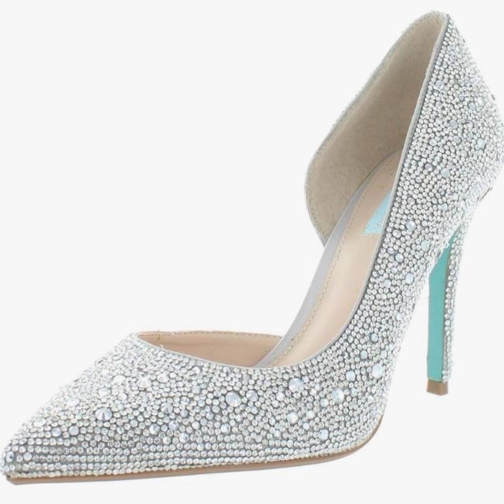 Betsey Johnson Classic Blue Bottom Heels